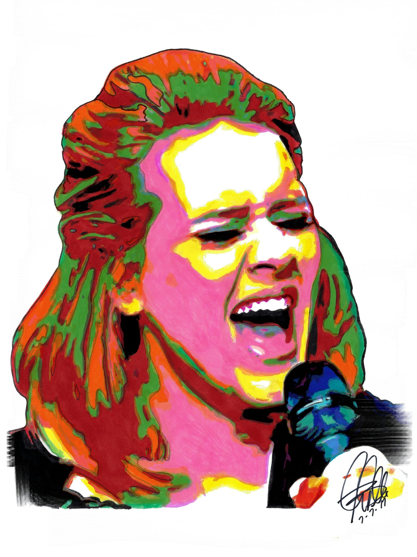 Adele Singer Pop Soul Blues Music Poster Print Wall Art 18x24