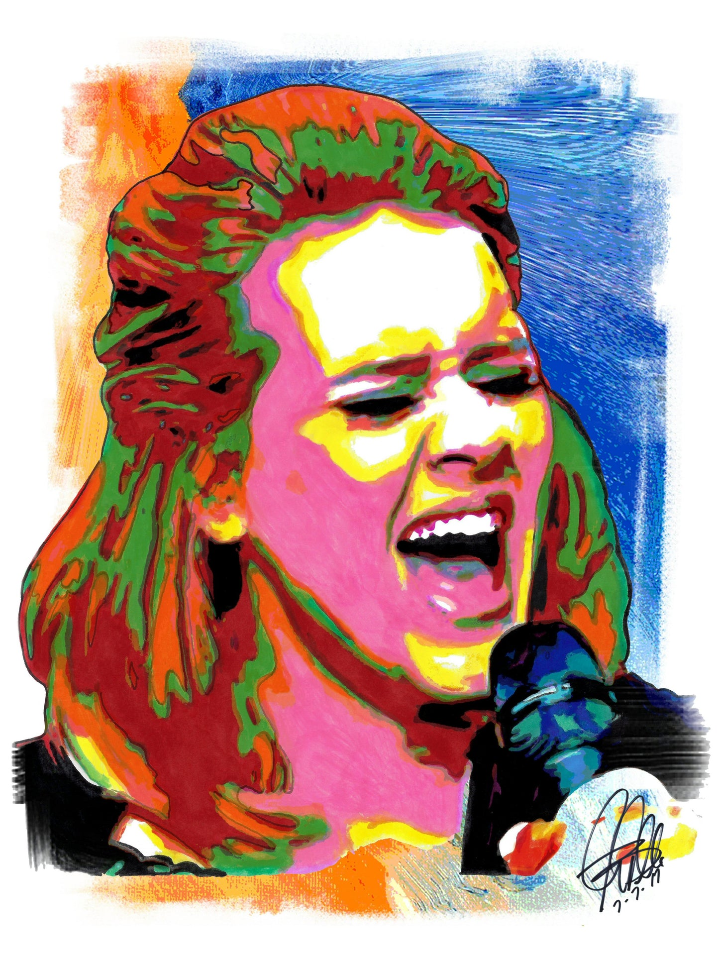 Adele Singer Pop Soul R&B Music Poster Print Wall Art 18x24