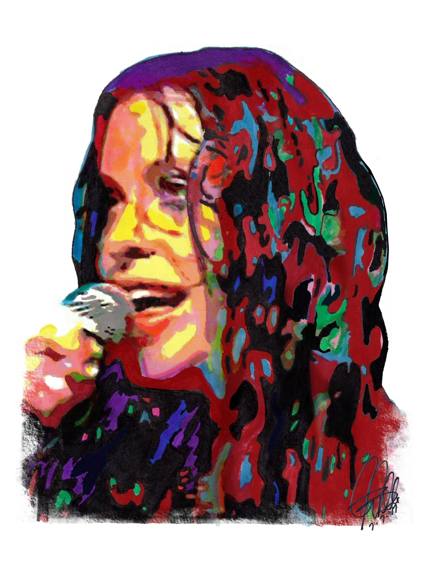Alanis Morissette Singer Rock Music Poster Print Wall Art 8.5x11