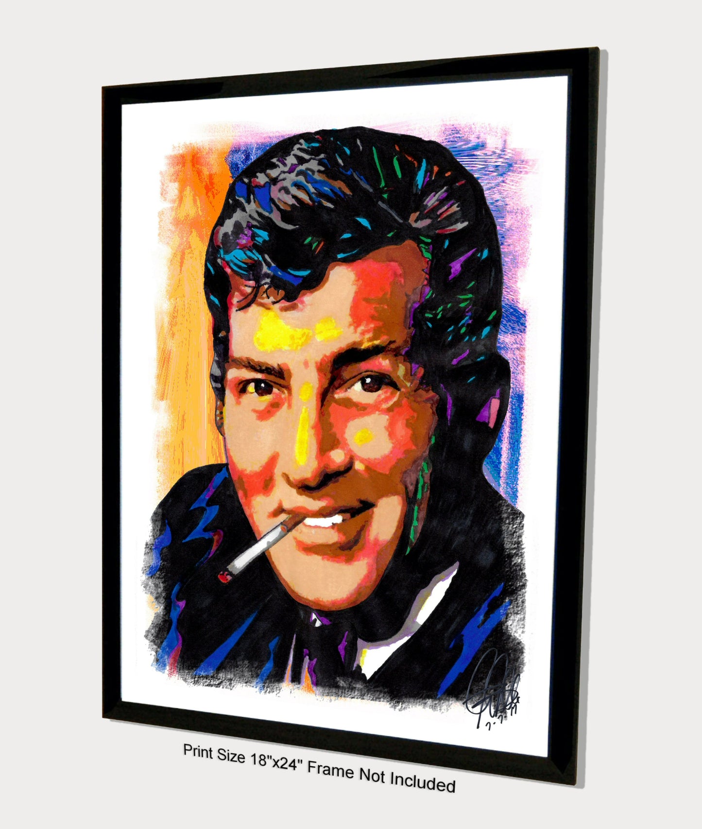 Dean Martin Singer Rat Pack Music Poster Print Wall Art 18x24