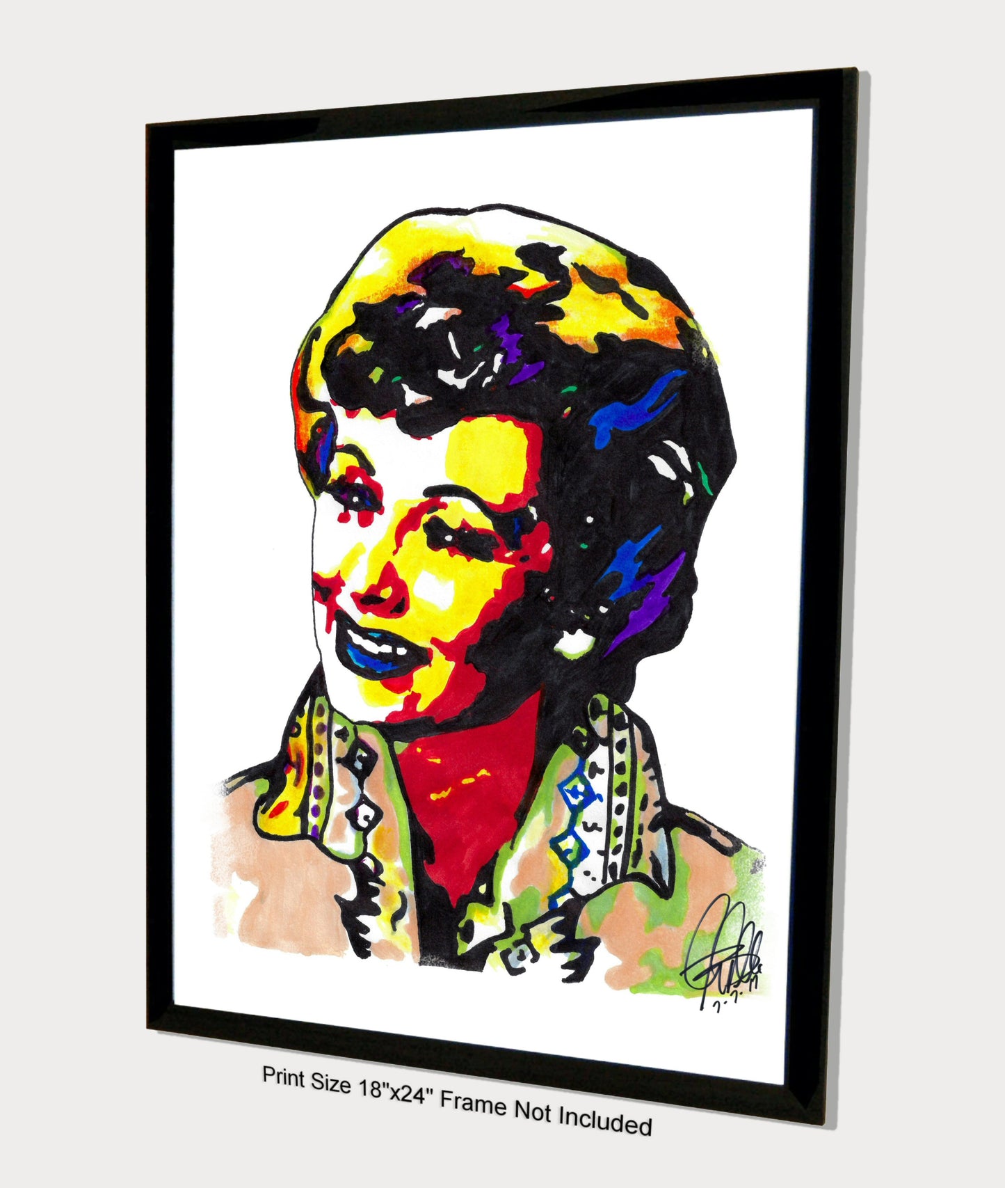 Lucille Ball Comedian Comedy Poster Print Wall Art 18x24