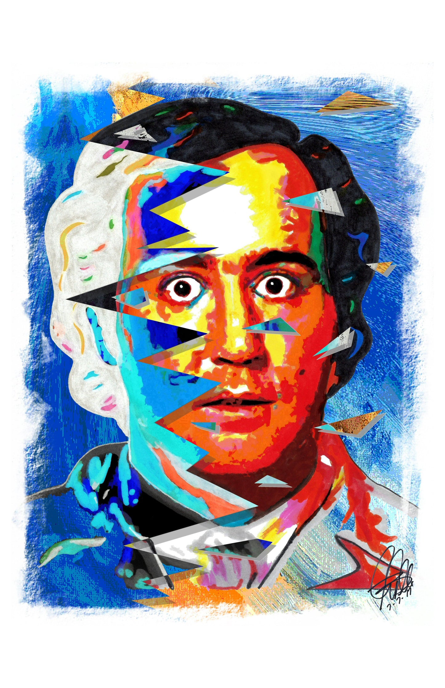Andy Kaufman Taxi Comedy Man on the Moon Poster Print Wall Art 11x17
