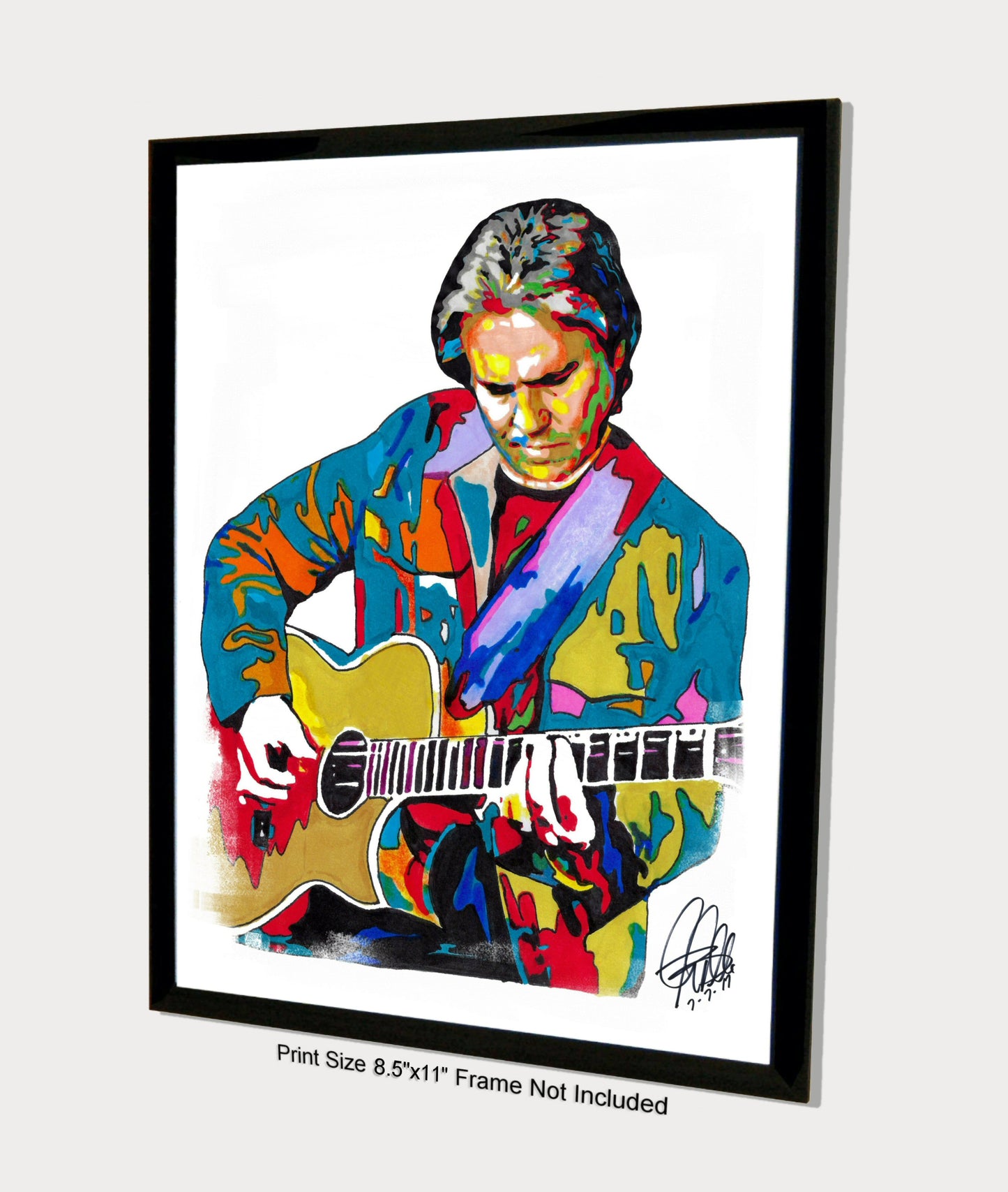 Doyle Dykes Acoustic Guitar Music Poster Print Wall Art 8.5x11