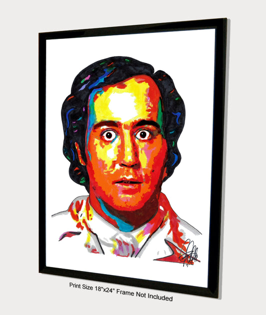 Andy Kaufman Taxi Comedy Entertainer Performer Poster Print Wall Art 18x24