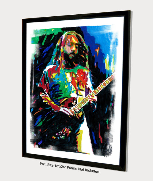Kim Thayil Soundgarden Guitar Heavy Metal Music Poster Print Wall Art 18x24