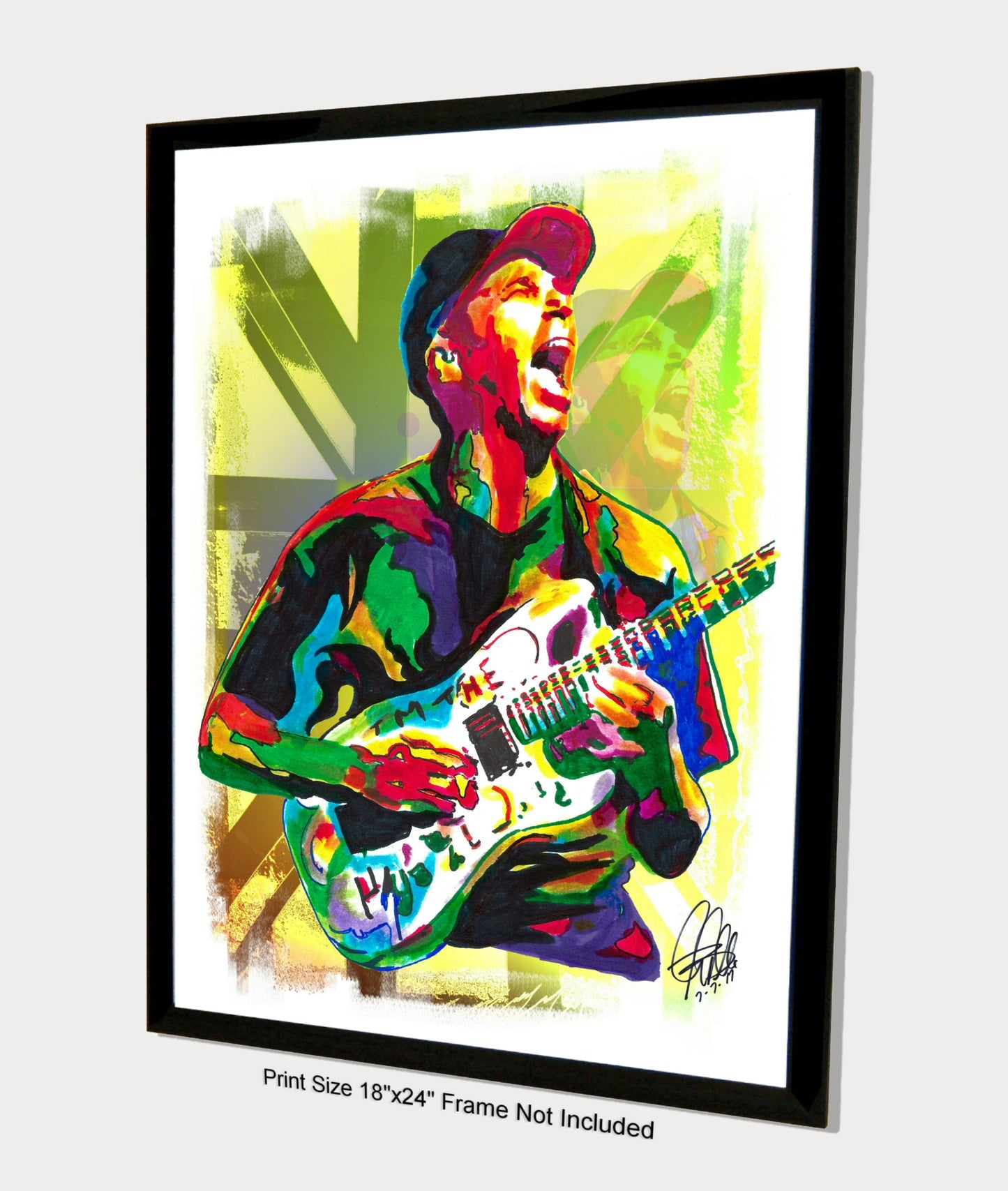Tom Morello Rage Against the Machine RATM Rap Rock Poster Print Wall Art 18x24