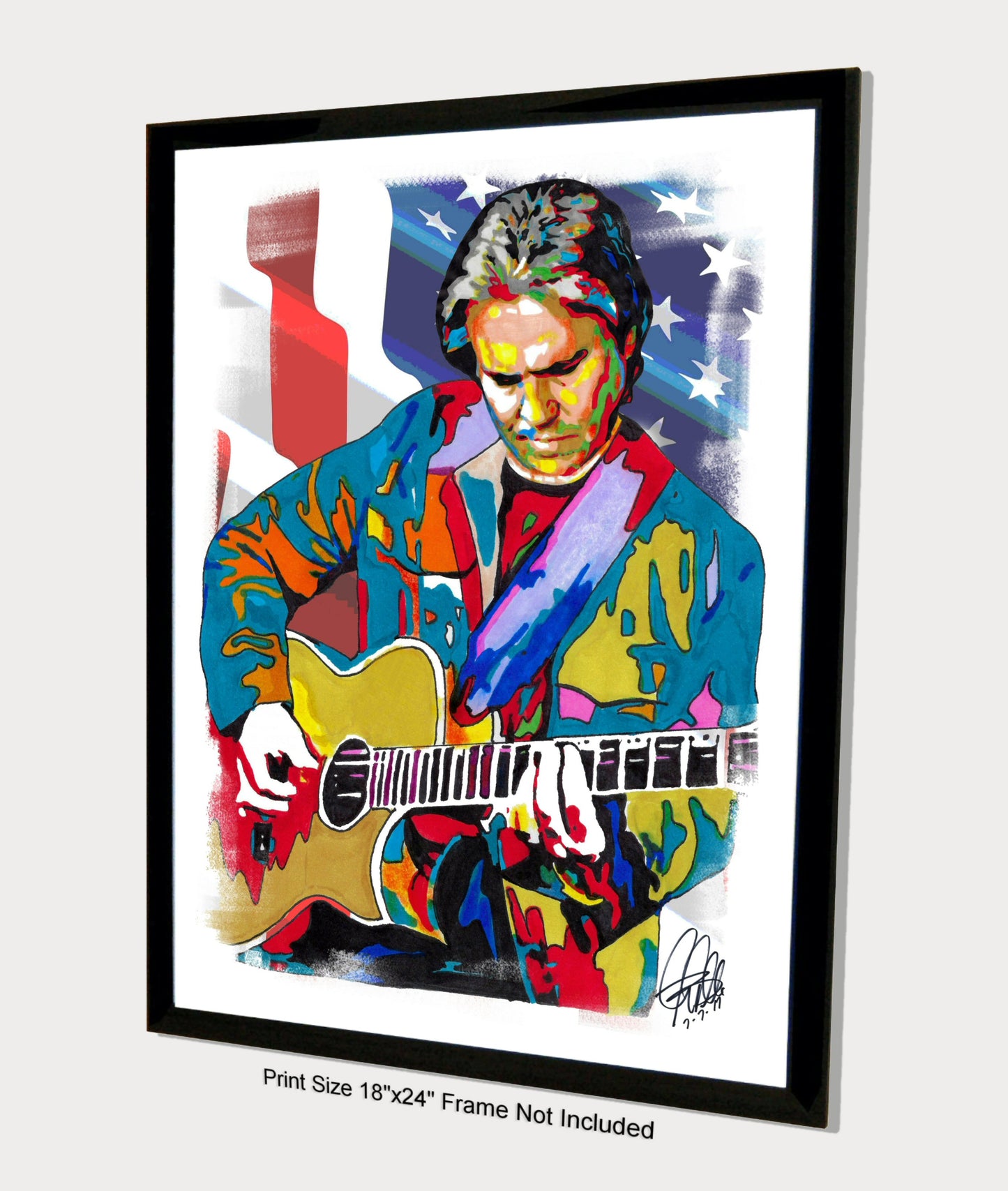 Doyle Dykes Acoustic Guitar Country Music Poster Print Wall Art 18x24