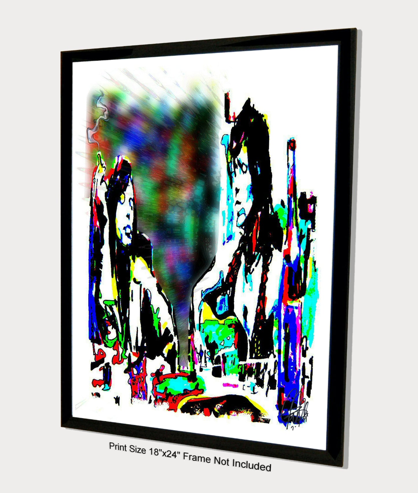 Mick Jagger Keith Richards Rolling Stones Music Poster Print Wall Art 18x24