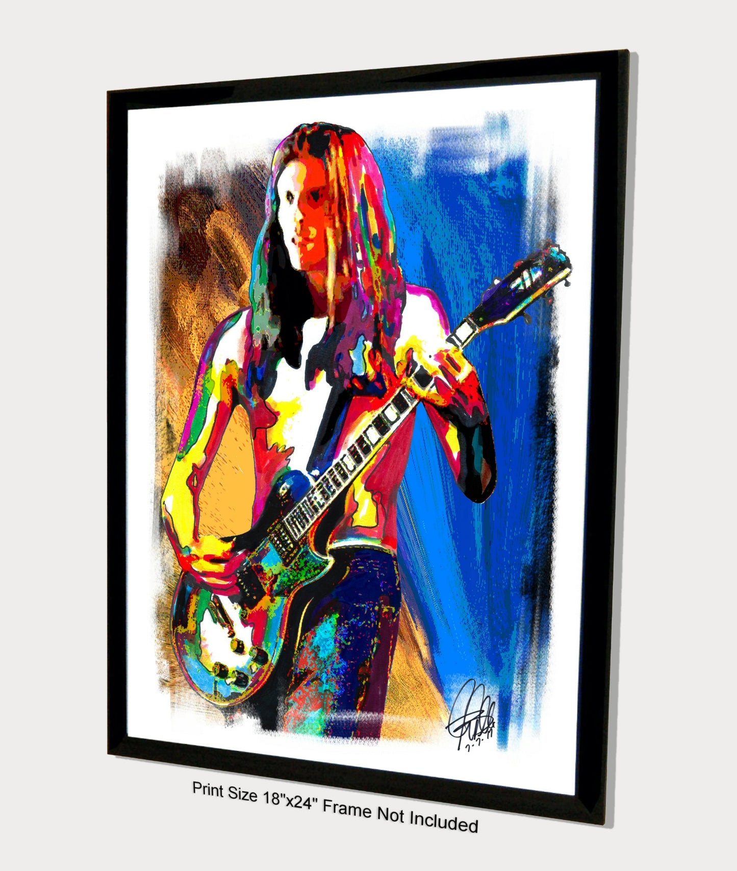 Adam Jones Tool Guitar Hard Rock Music Poster Print Wall Art 18x24