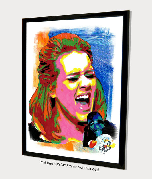 Adele Singer Pop Soul R&B Music Poster Print Wall Art 18x24