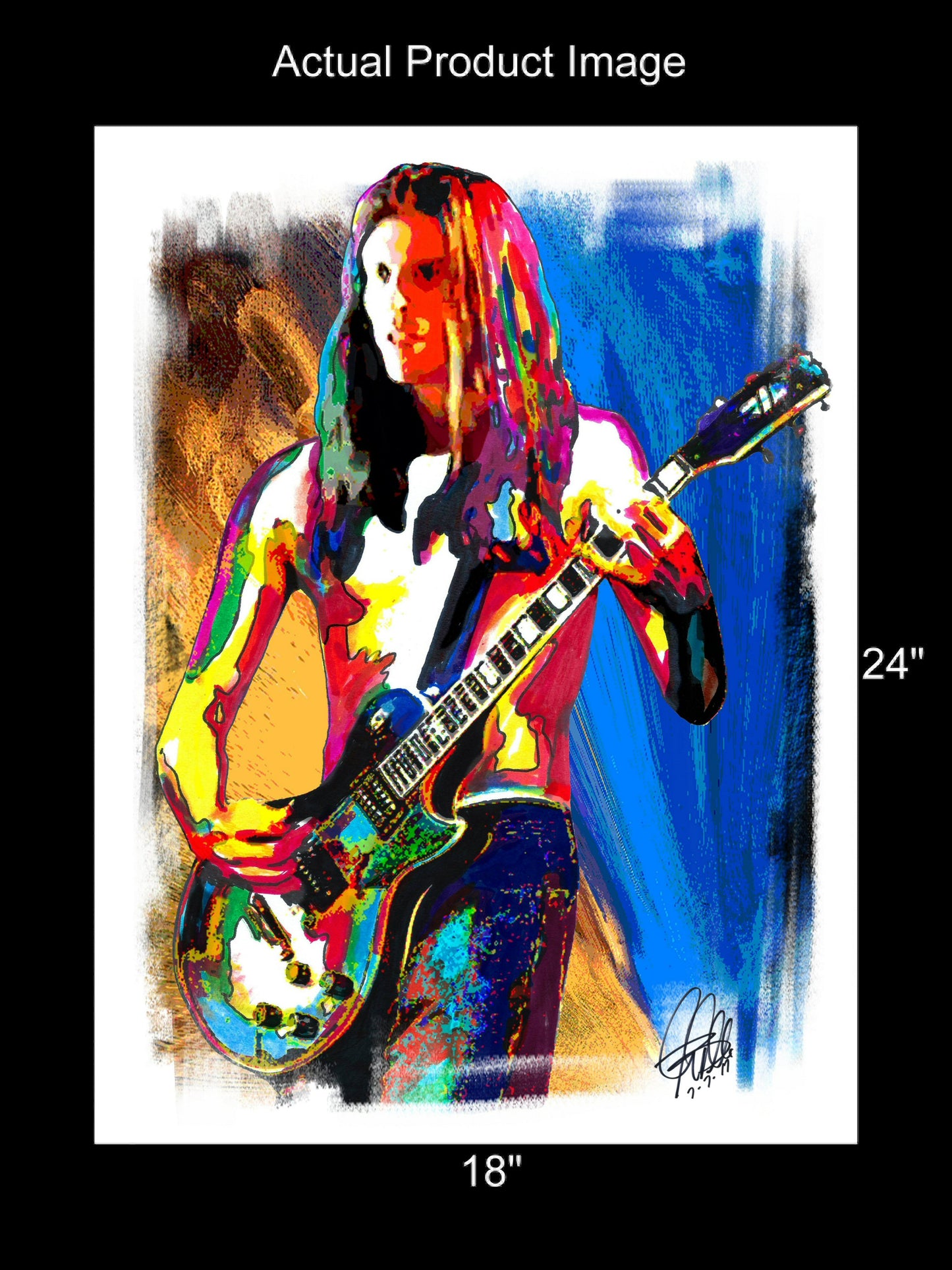 Adam Jones Tool Guitar Hard Rock Music Poster Print Wall Art 18x24