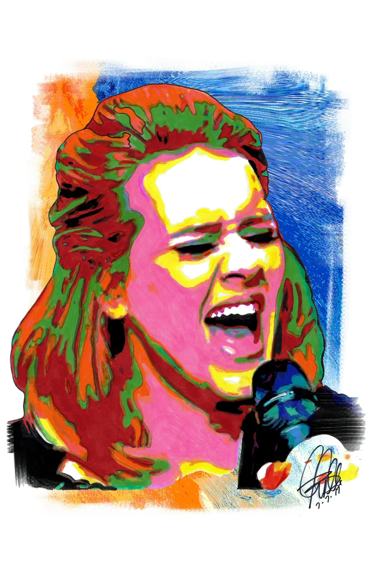 Adele Singer Pop Soul R&B Music Poster Print Wall Art 11x17