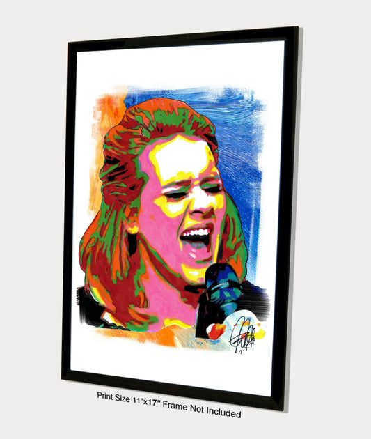 Adele Singer Pop Soul R&B Music Poster Print Wall Art 11x17