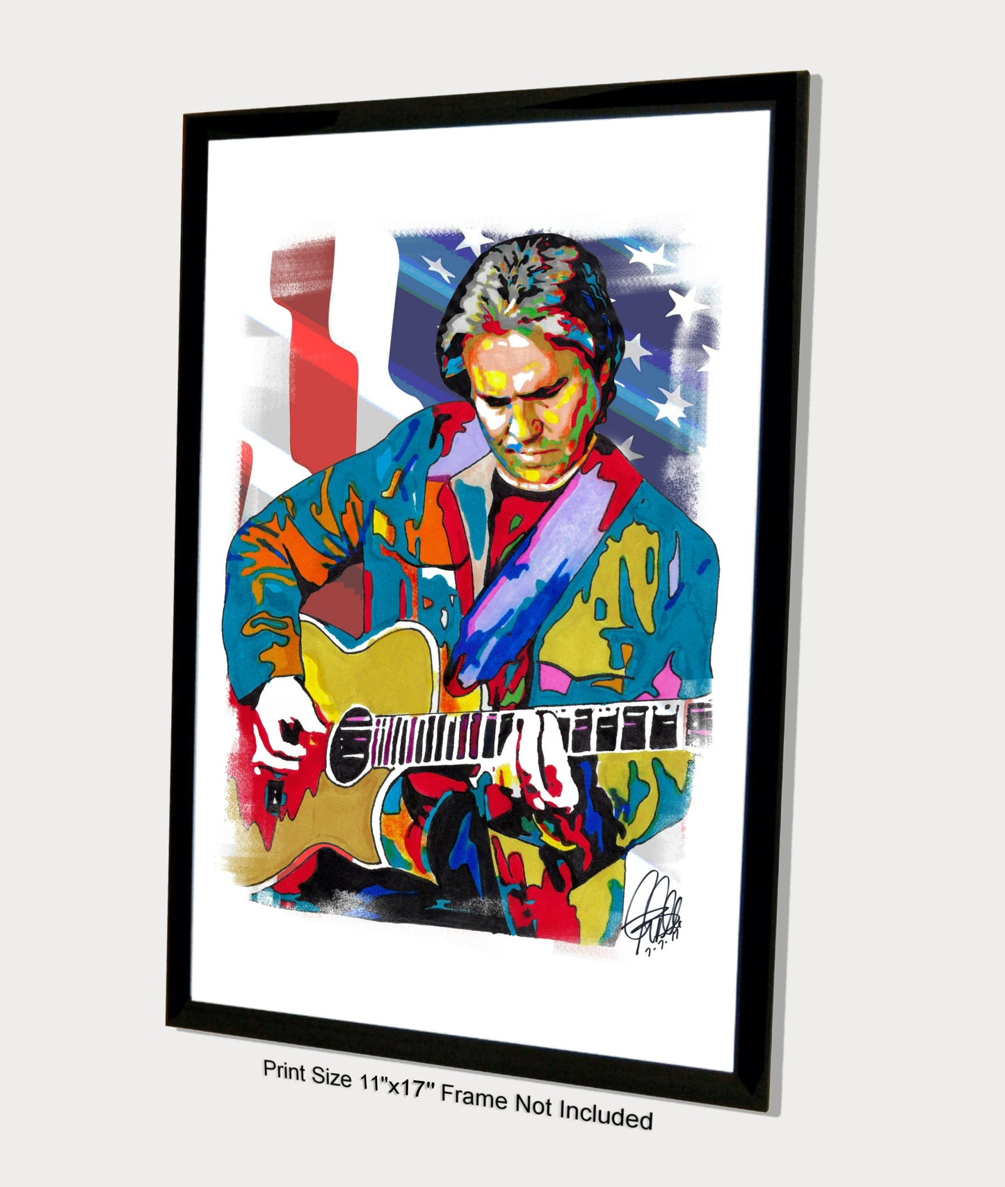 Doyle Dykes Acoustic Guitar Country Music Poster Print Wall Art 11x17