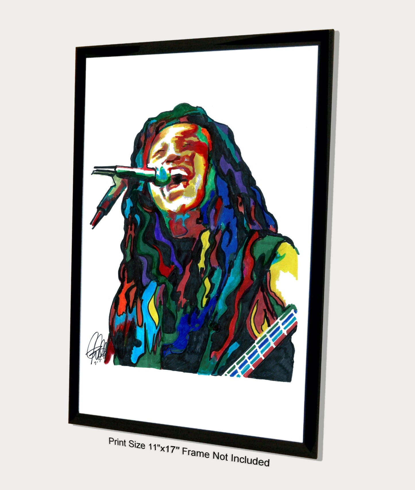 Tom Araya Slayer Singer Bass Thrash Metal Music Poster Print Wall Art 11x17