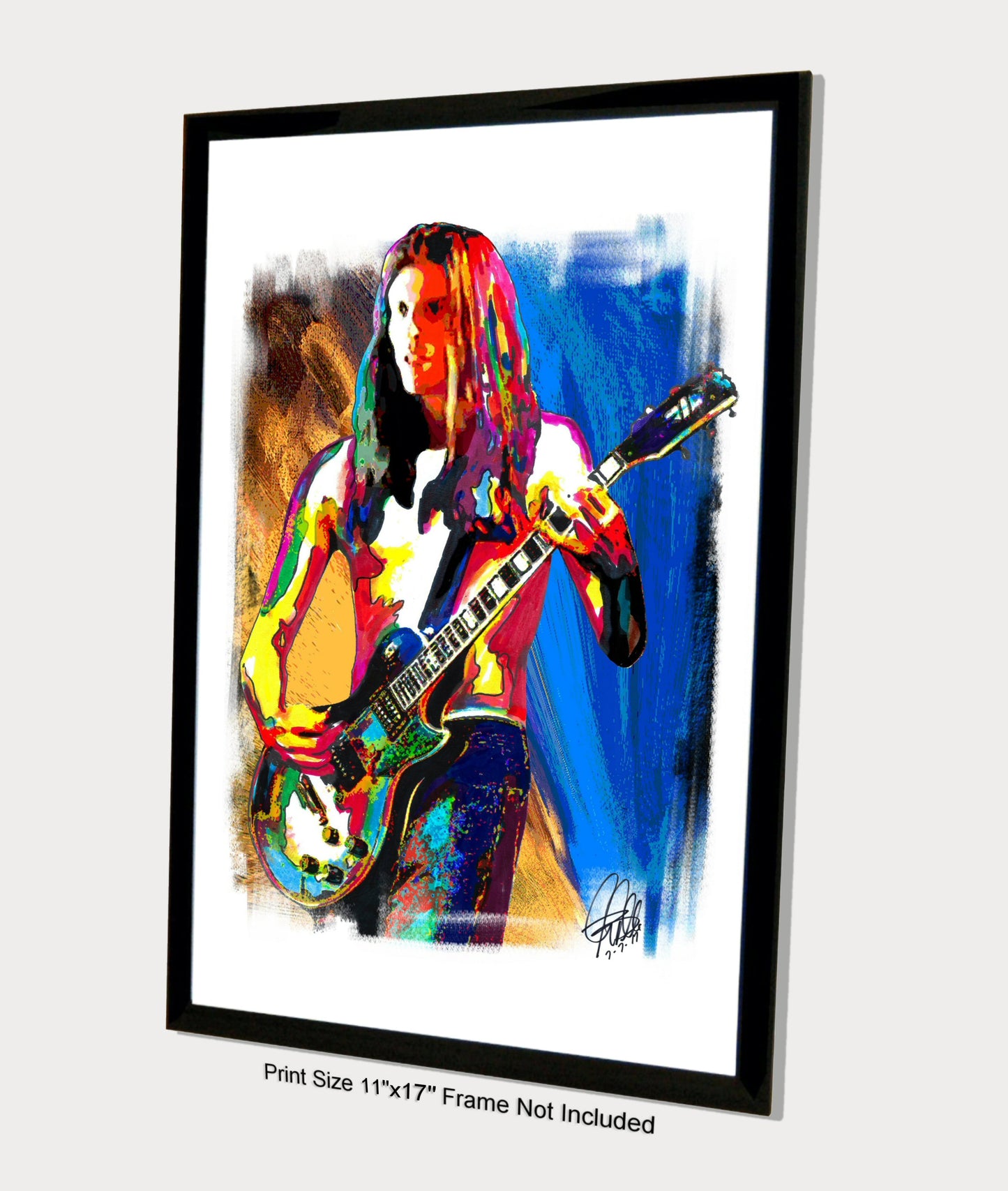 Adam Jones Tool Guitar Hard Rock Music Poster Print Wall Art 11x17