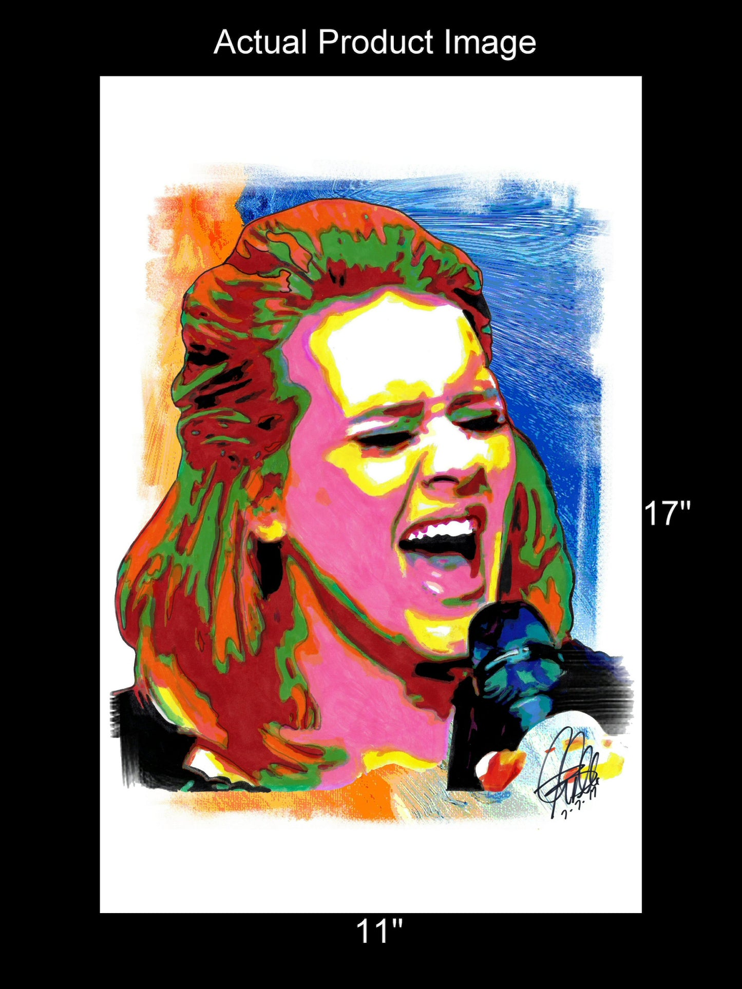 Adele Singer Pop Soul R&B Music Poster Print Wall Art 11x17
