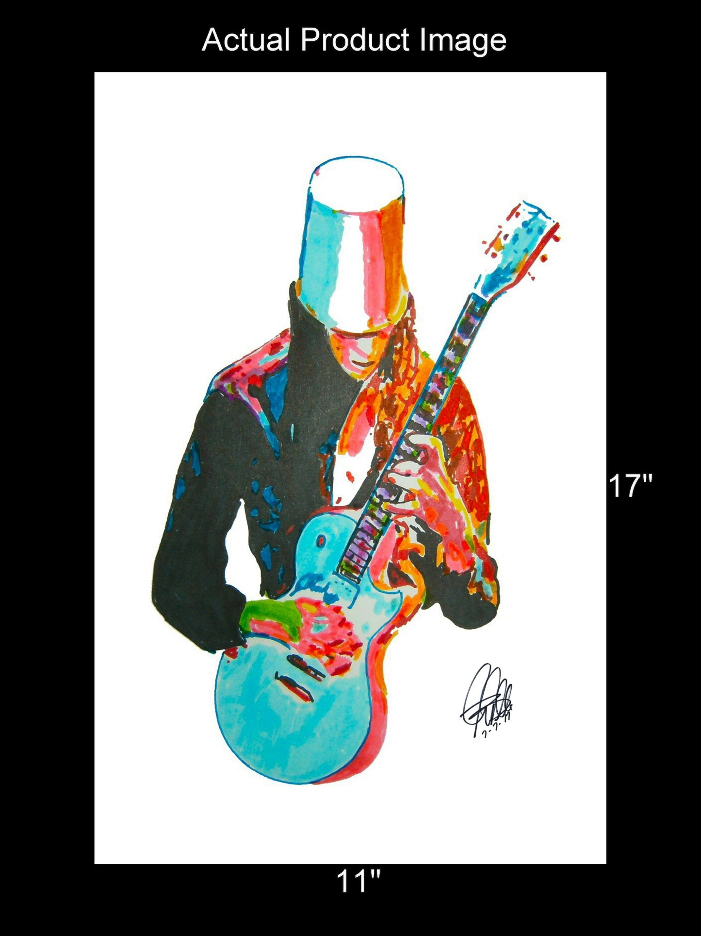 Buckethead Guns n Roses Heavy Metal Rock Music Print Poster Wall Art 11x17