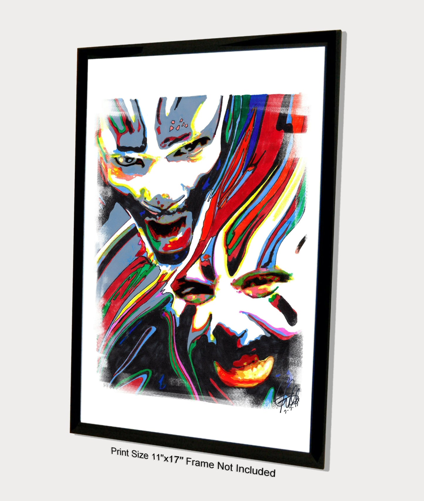 Insane Clown Posse Rap Rock Music Print Poster Wall Art 11x17