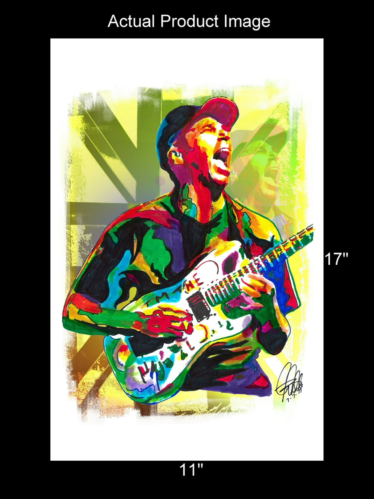Tom Morello Rage Against the Machine RATM Rap Rock Poster Print Wall Art 11x17