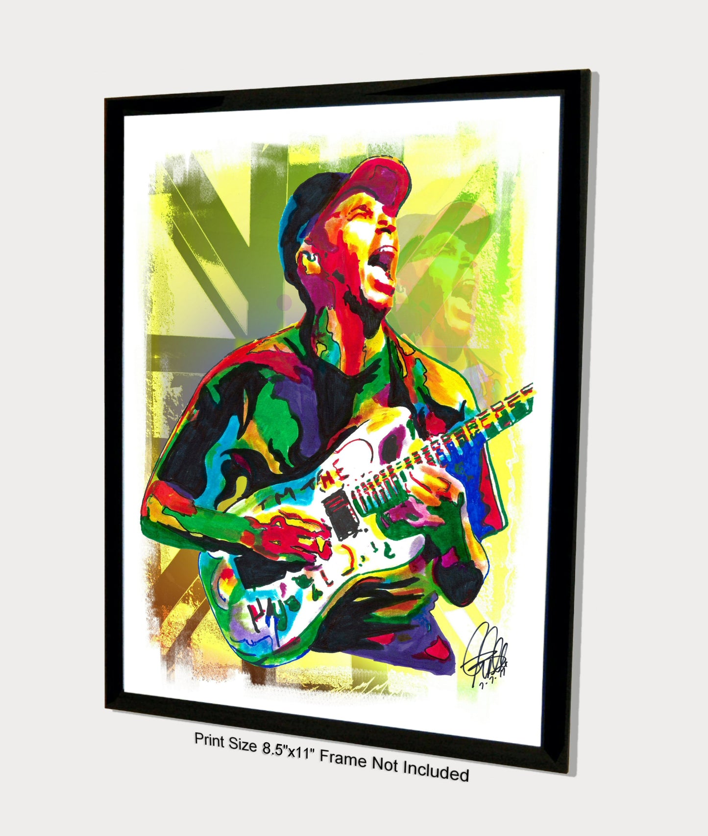 Tom Morello Rage Against the Machine RATM Rap Rock Poster Print Wall Art 8.5x11