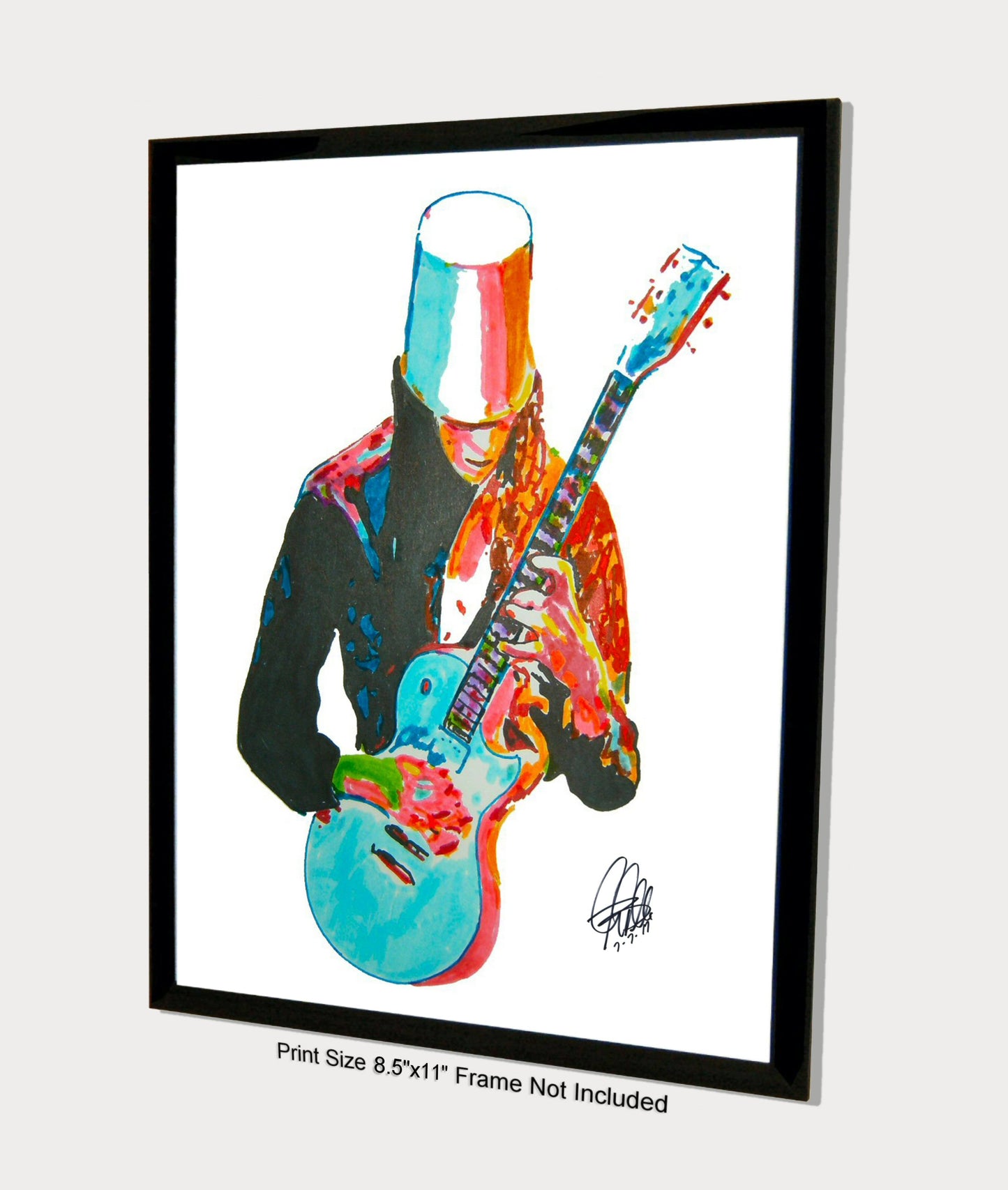 Buckethead Guns n Roses Heavy Metal Rock Music Print Poster Wall Art 8.5x11