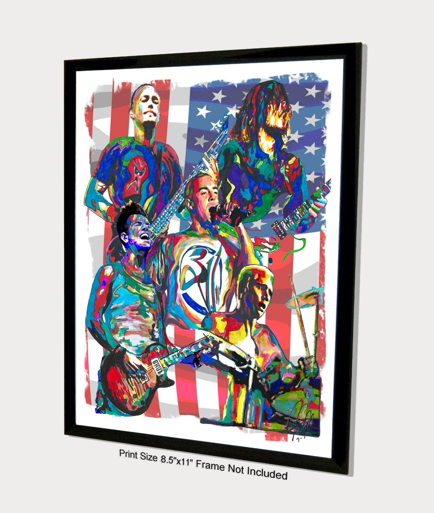 311 Nick Hexum Tim Mahoney Pnut Rap Rock Print Poster Wall Art 8.5x11