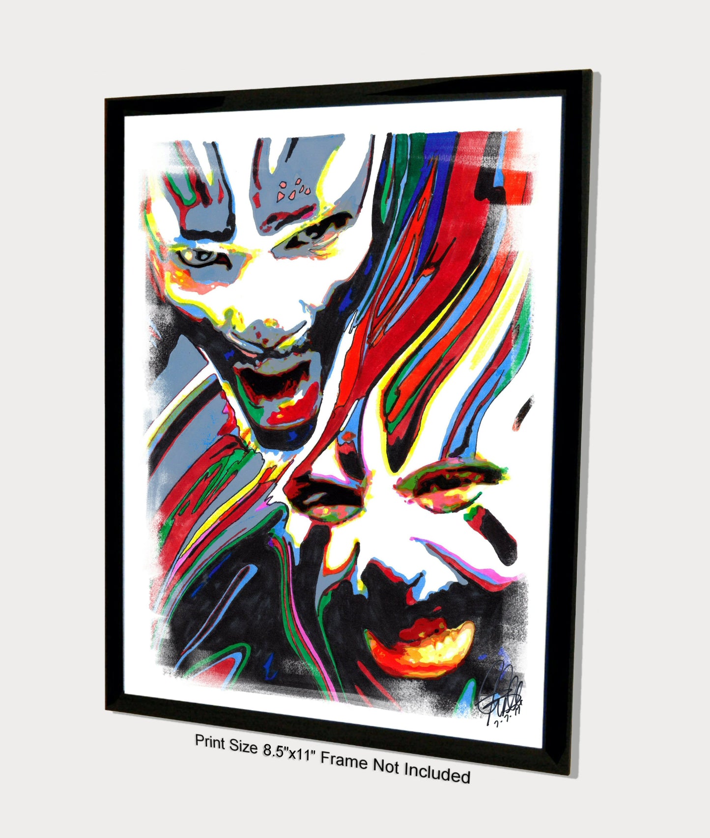 Insane Clown Posse Rap Rock Music Print Poster Wall Art 8.5x11