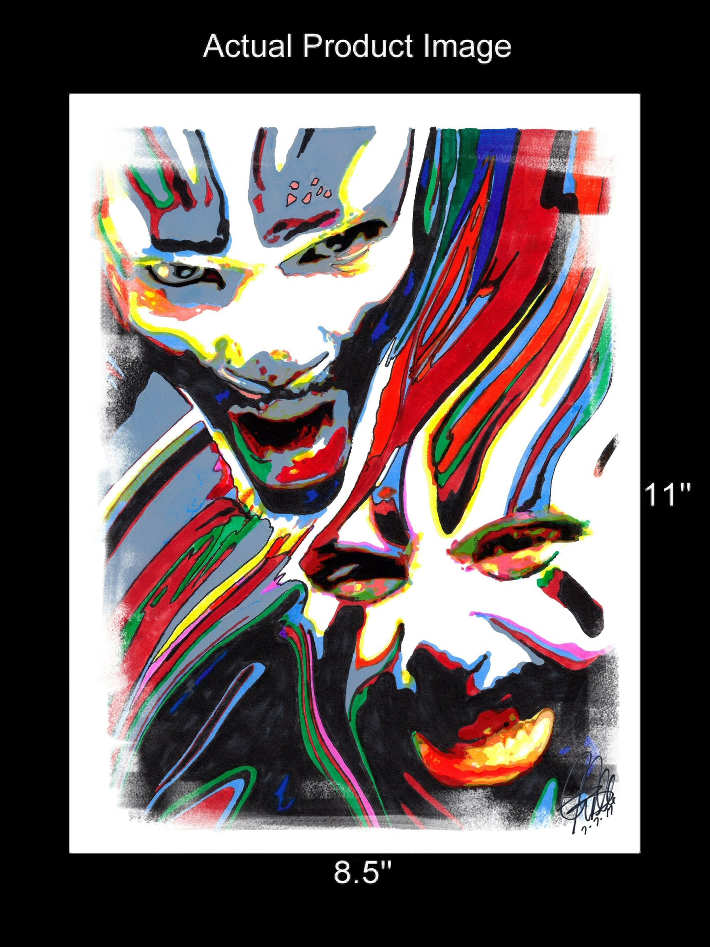 Insane Clown Posse Rap Rock Music Print Poster Wall Art 8.5x11