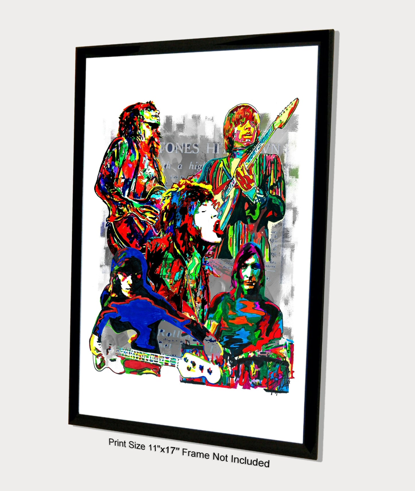 The Rolling Stones Rock Music Poster Print Wall Art 11x17