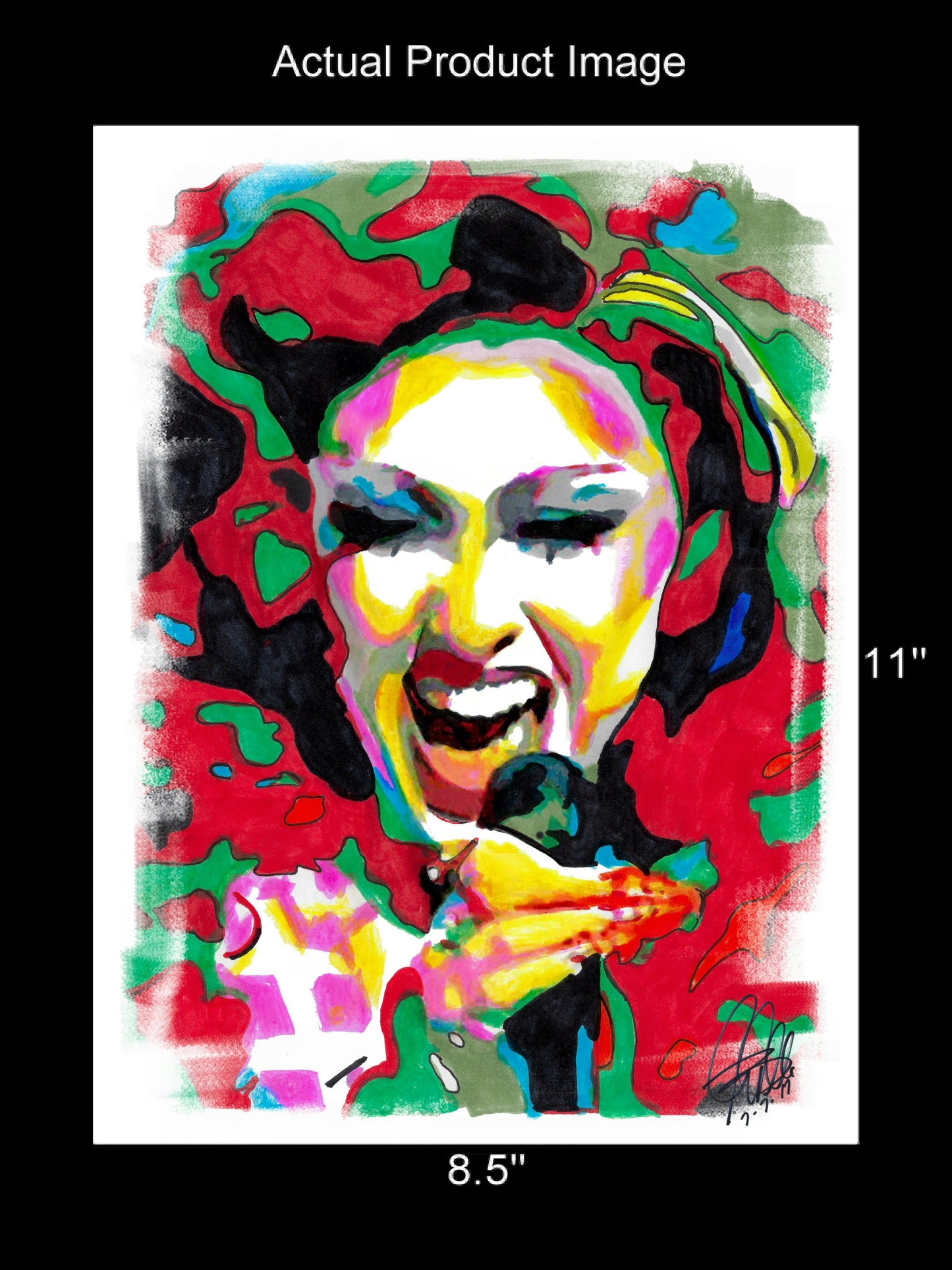 Chappell Roan Singer Songwriter Pop Music Poster Print Wall Art 8.5x11