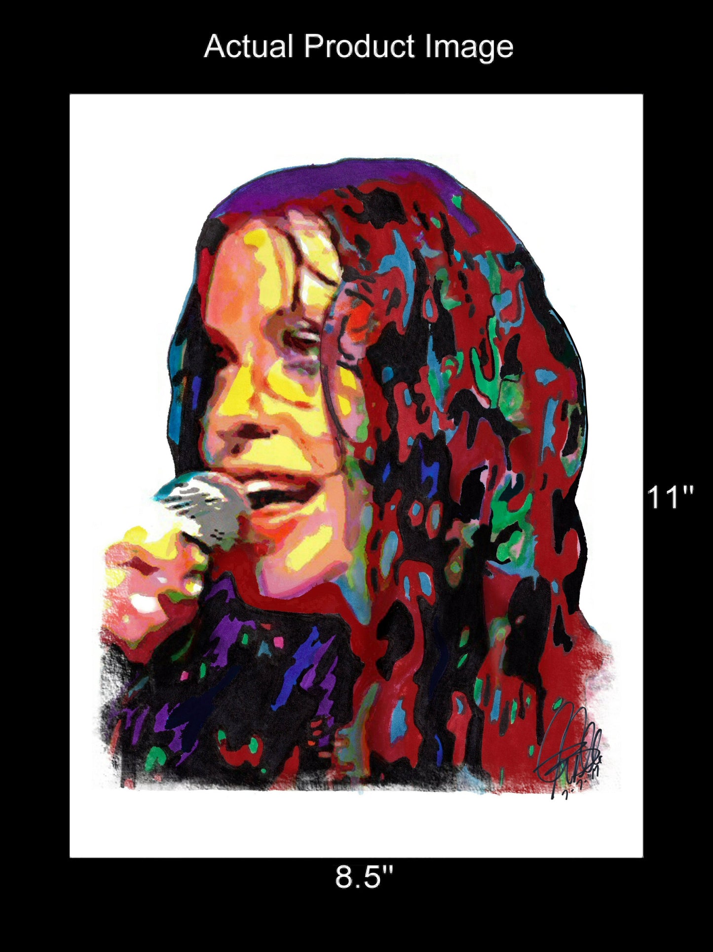 Alanis Morissette Singer Rock Music Poster Print Wall Art 8.5x11