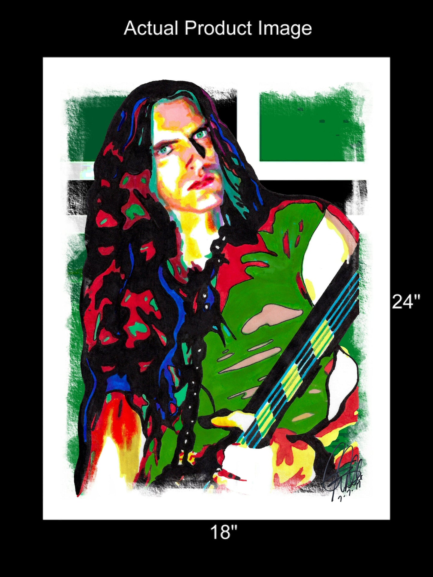 Peter Steele Type O Negative Gothic Metal Music Print Poster Wall Art 18x24