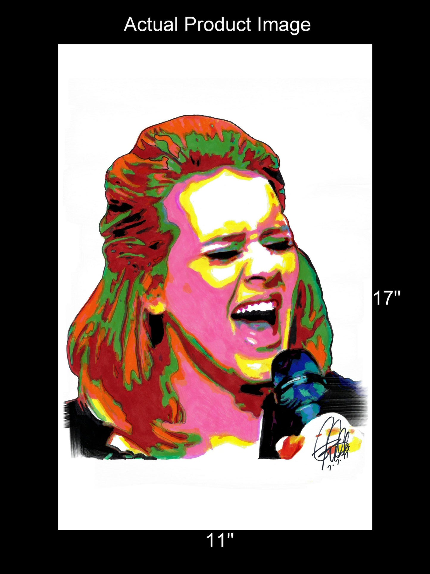 Adele Singer Pop Soul Blues Music Poster Print Wall Art 11x17