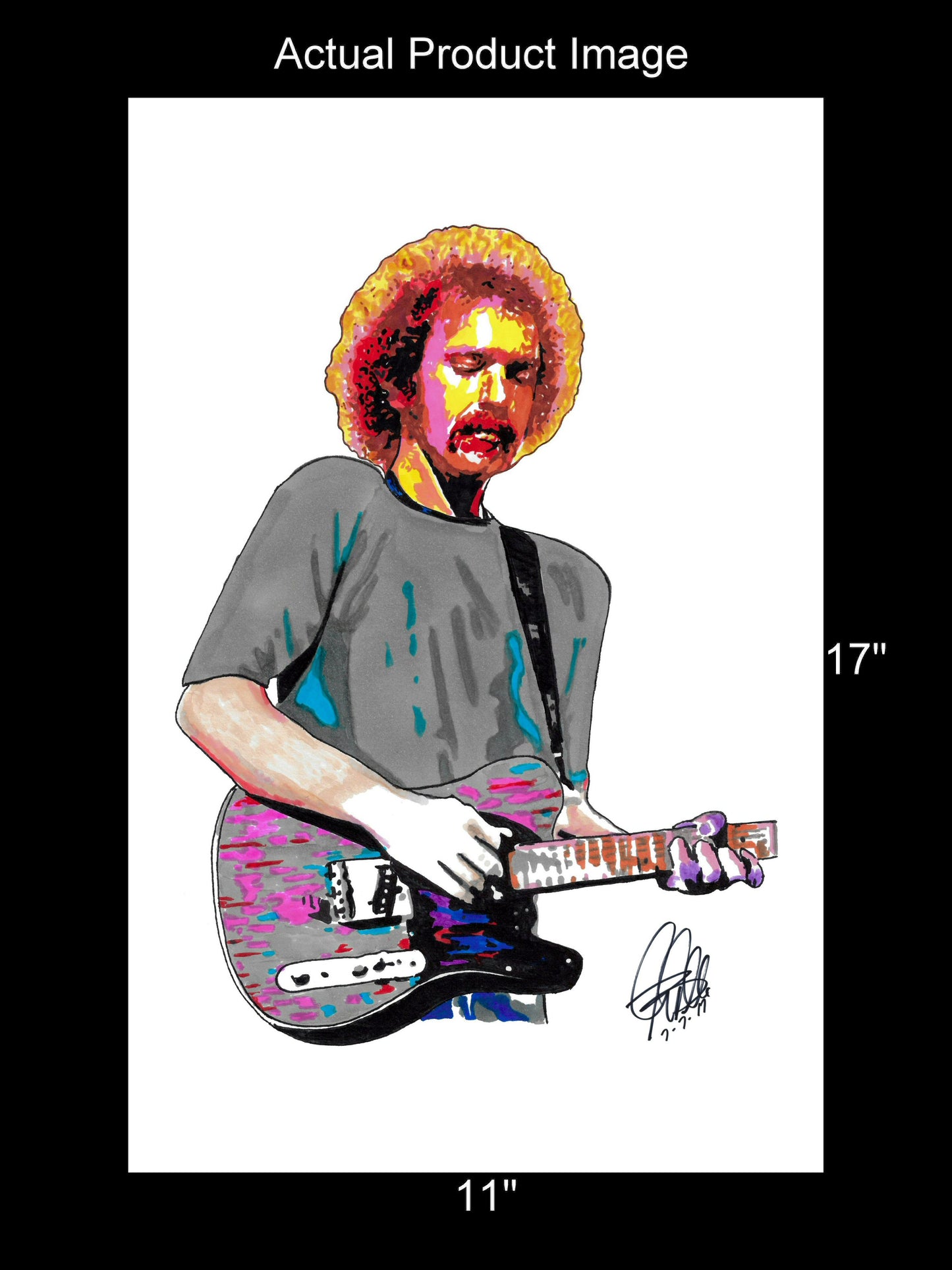 Bernie Leadon Eagles Singer Guitar Rock Music Poster Print Wall Art 11x17