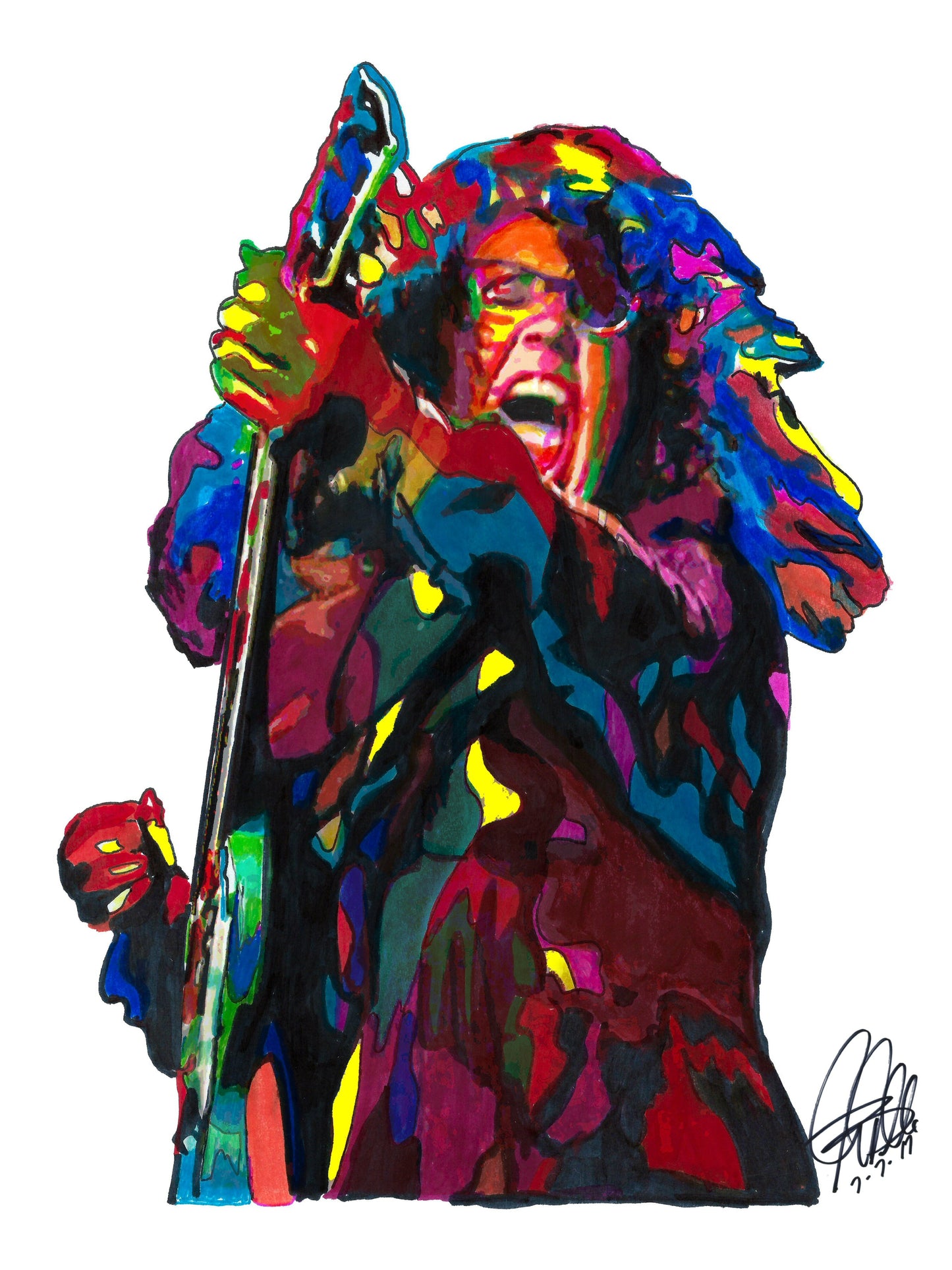 Brittany Howard Alabama Shakes Singer Rock Music Poster Print Wall Art 8.5x11