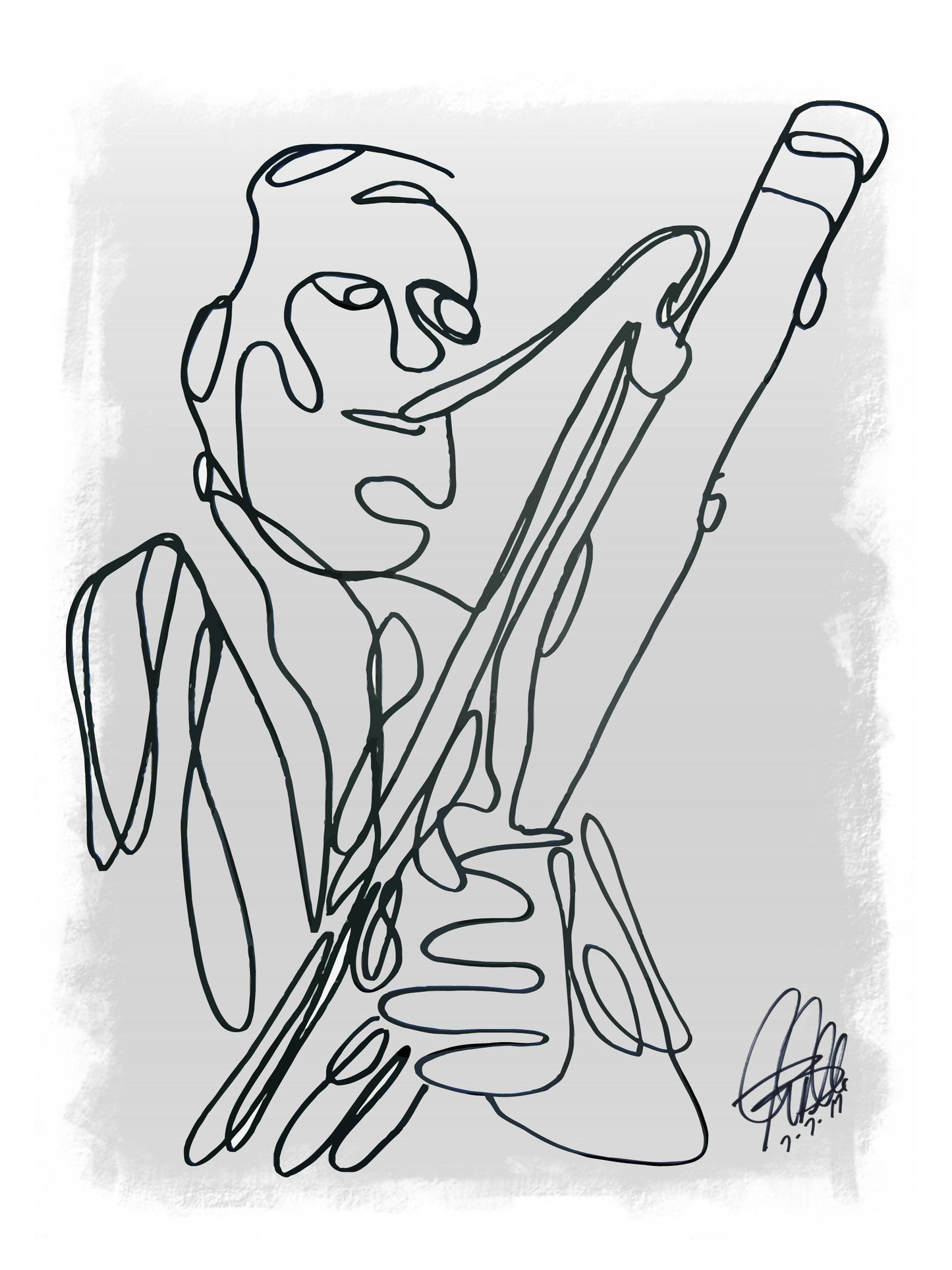 Bassoon Player Classical Music Poster Print Wall Art 8.5x11