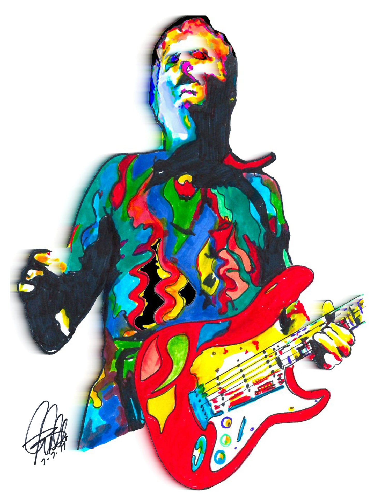 Billy Corgan The Smashing Pumpkins Rock Music Poster Print Wall Art 8.5x11