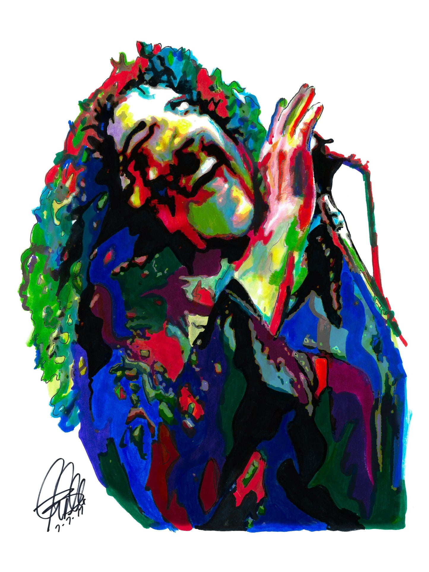 Brad Delp Boston Singer Rock Music Poster Print Wall Art 8.5x11