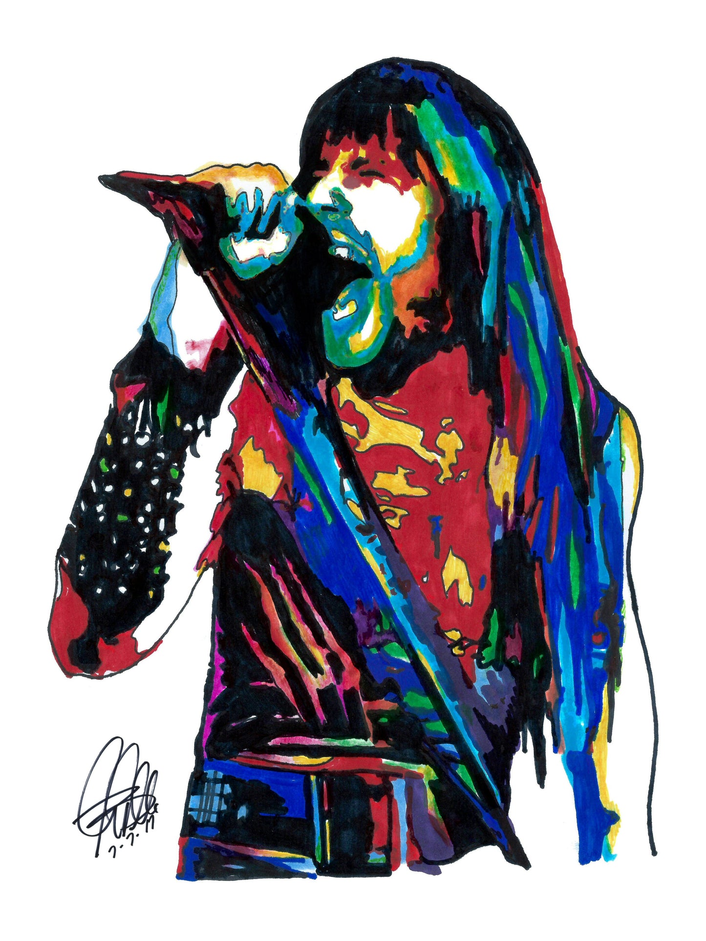 Bruce Dickinson Iron Maiden Singer Metal Music Poster Print Wall Art 18x24