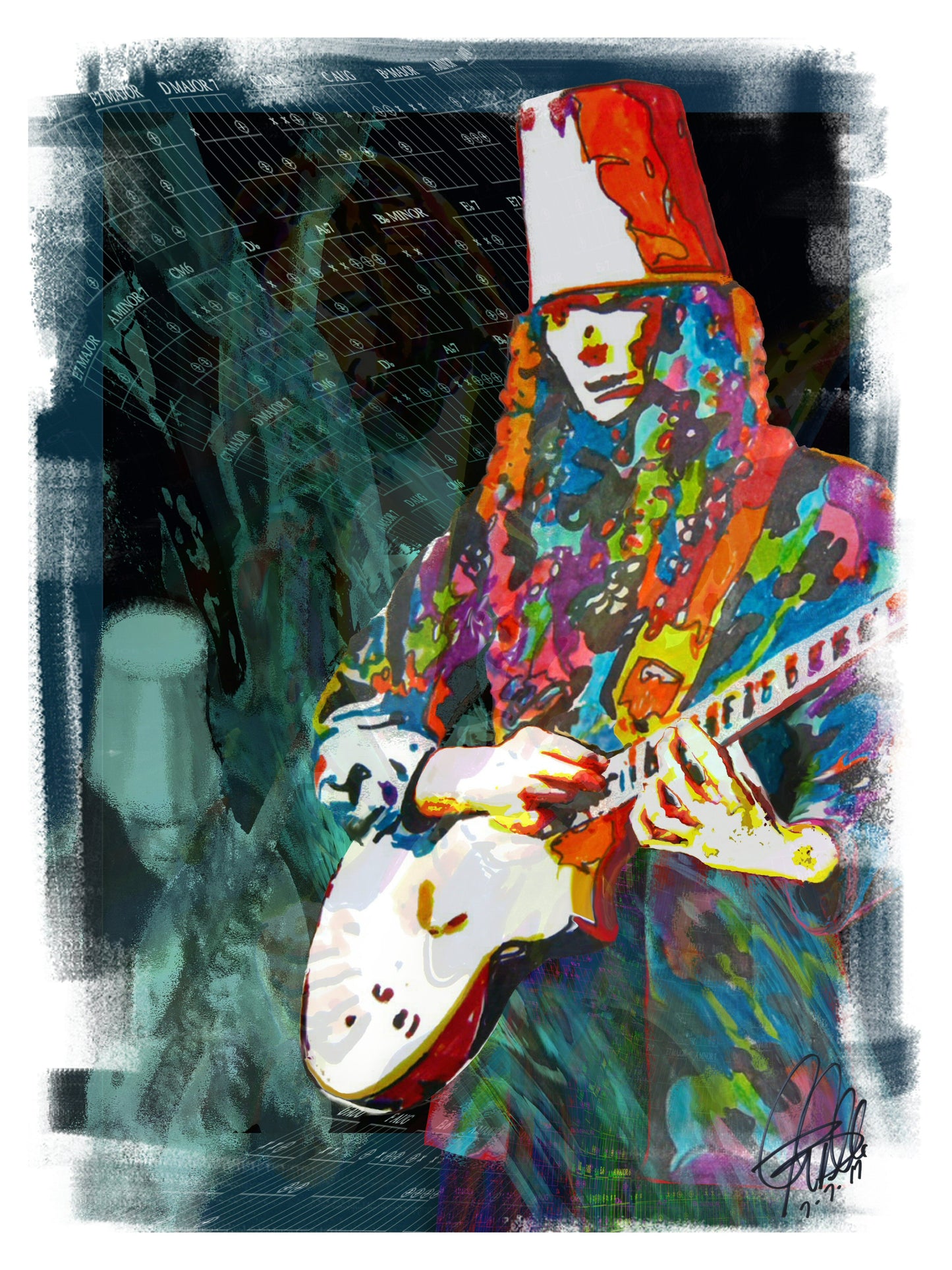 Buckethead Experimental Rock Guitar Music Poster Print Wall Art 18x24