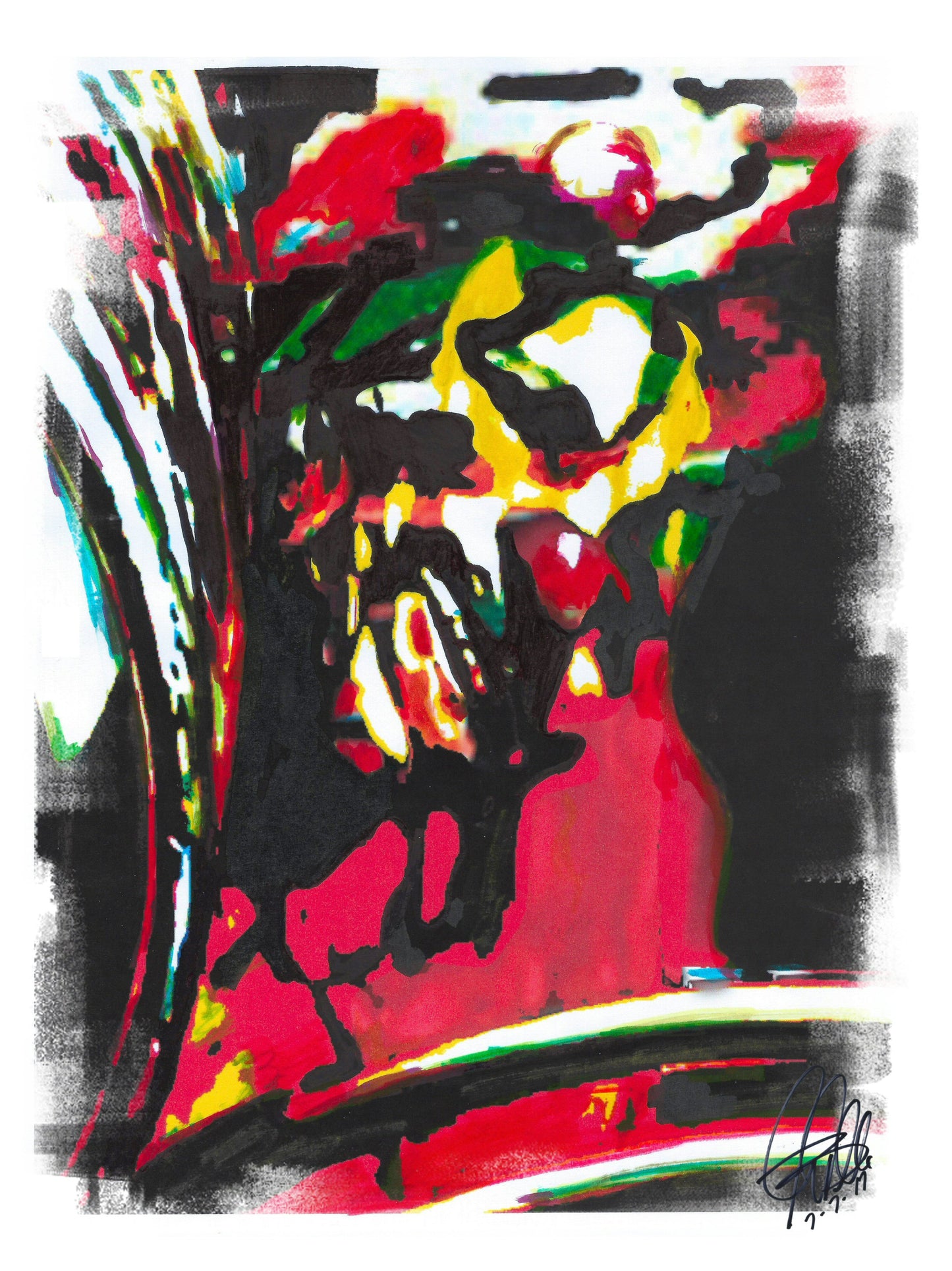 Shawn Crahan Slipknot Clown Heavy Metal Music Poster Print Wall Art 18x24