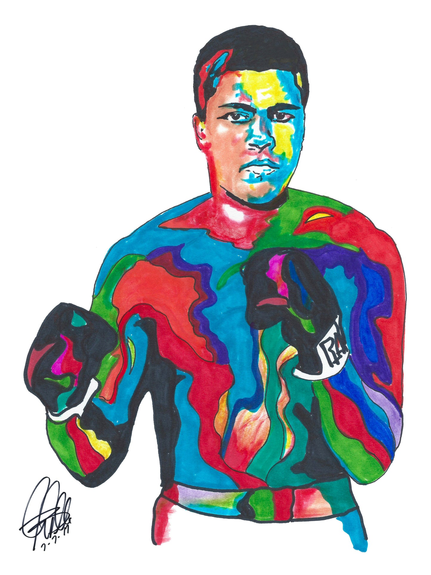 Muhammad Ali The Greatest Sports Boxing Poster Print Wall Art 8.5x11