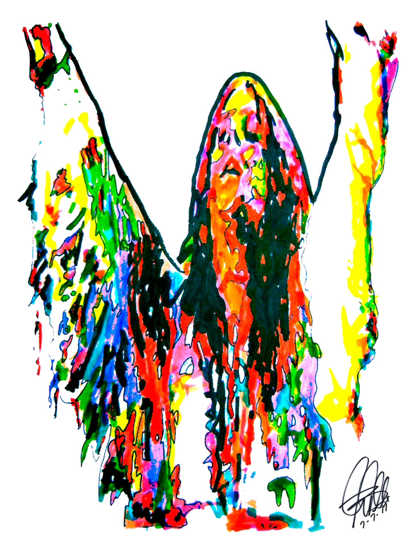 Ozzy Osbourne Black Sabbath Singer Hard Rock Music Poster Print Wall Art 18x24