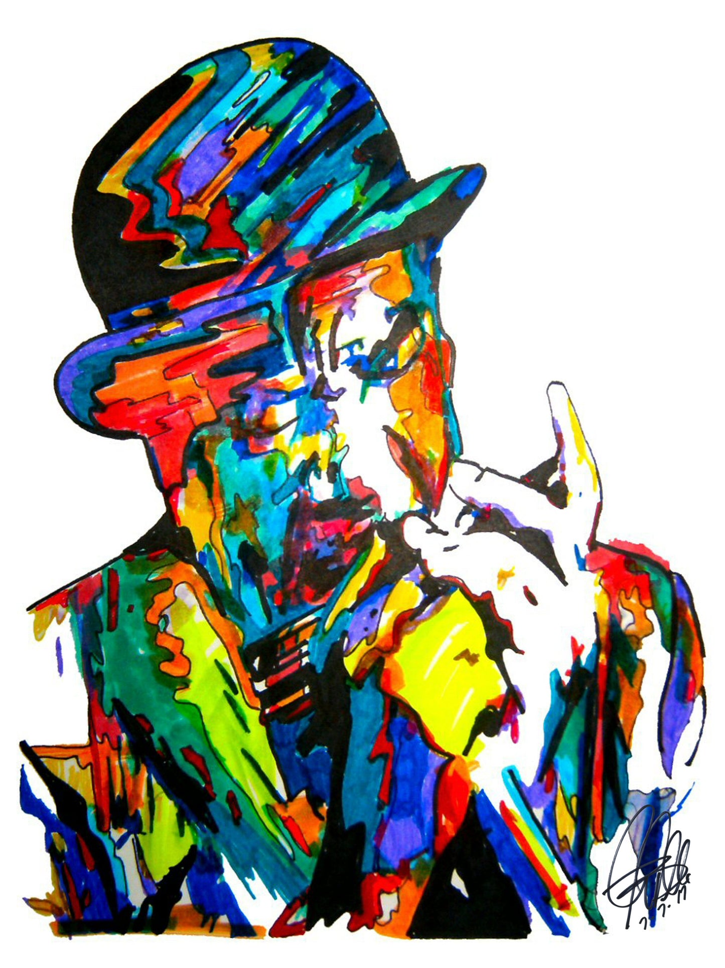 Sonny Boy Williamson Singer Blues Harmonica Music Poster Print Wall Art 18x24