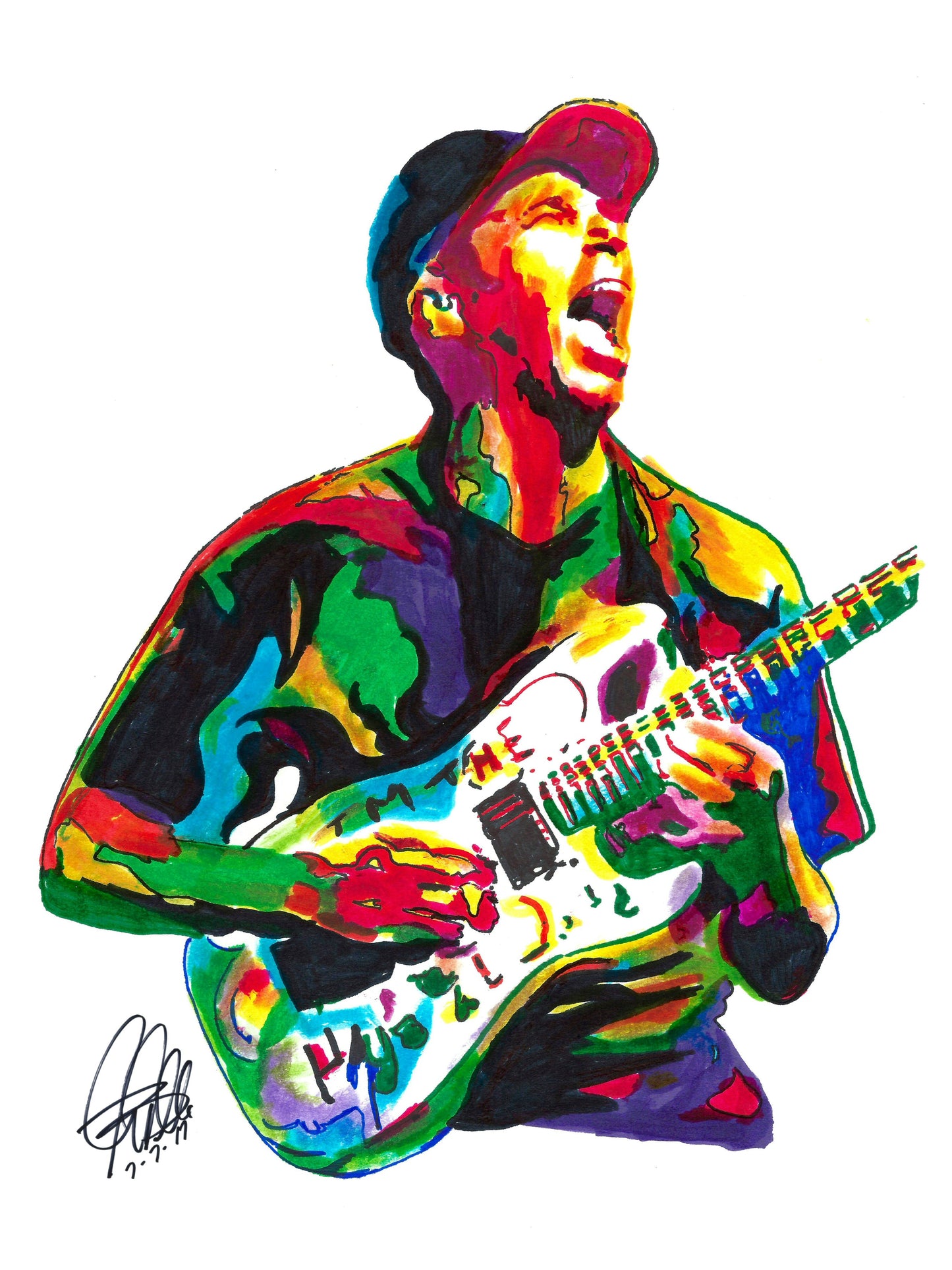 Tom Morello Rage Against the Machine RATM Rock Music Poster Print Wall Art 18x24