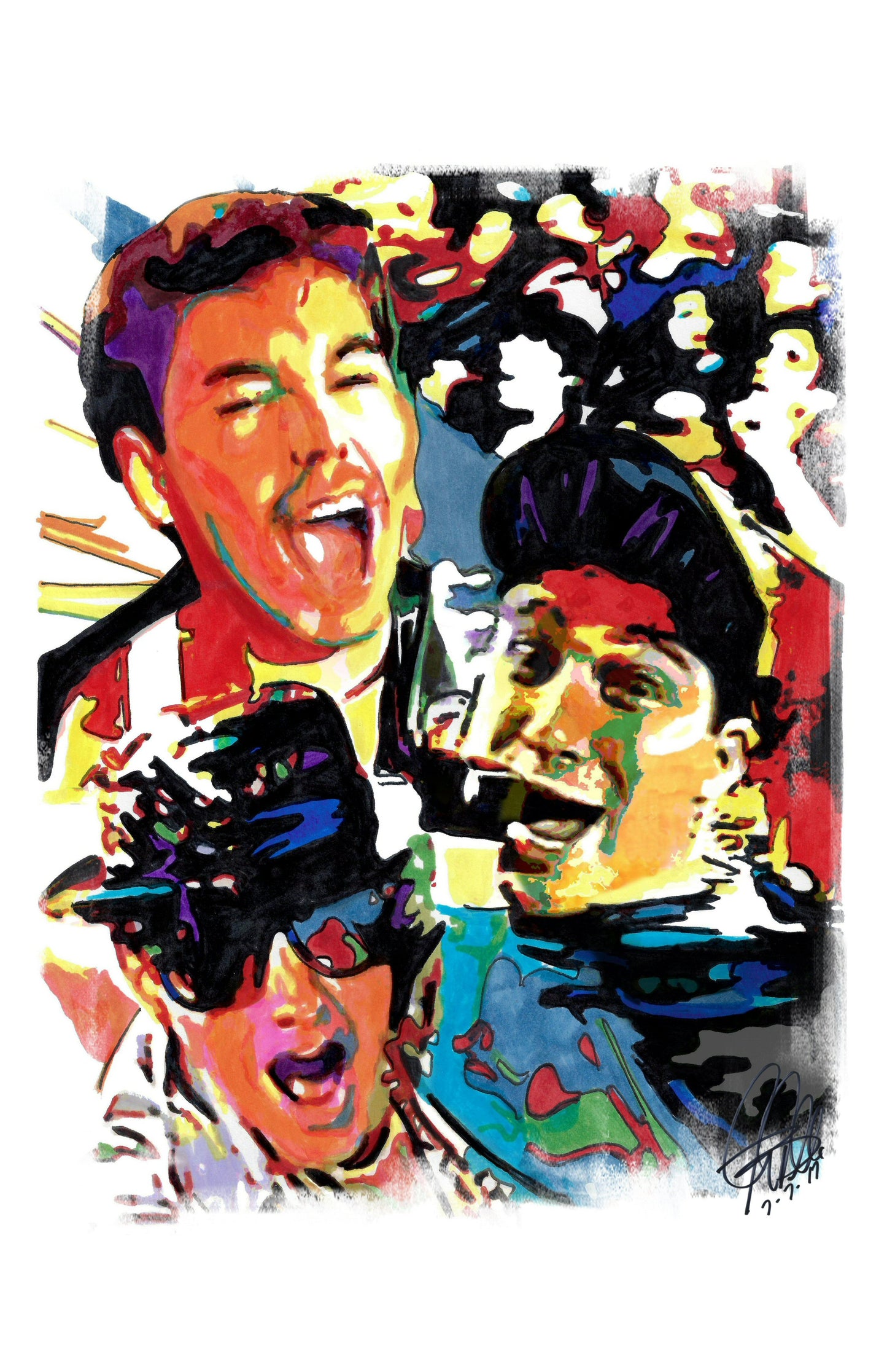 Beastie Boys Hip Hop Rap Rock Music Poster Print Wall Art 11x17