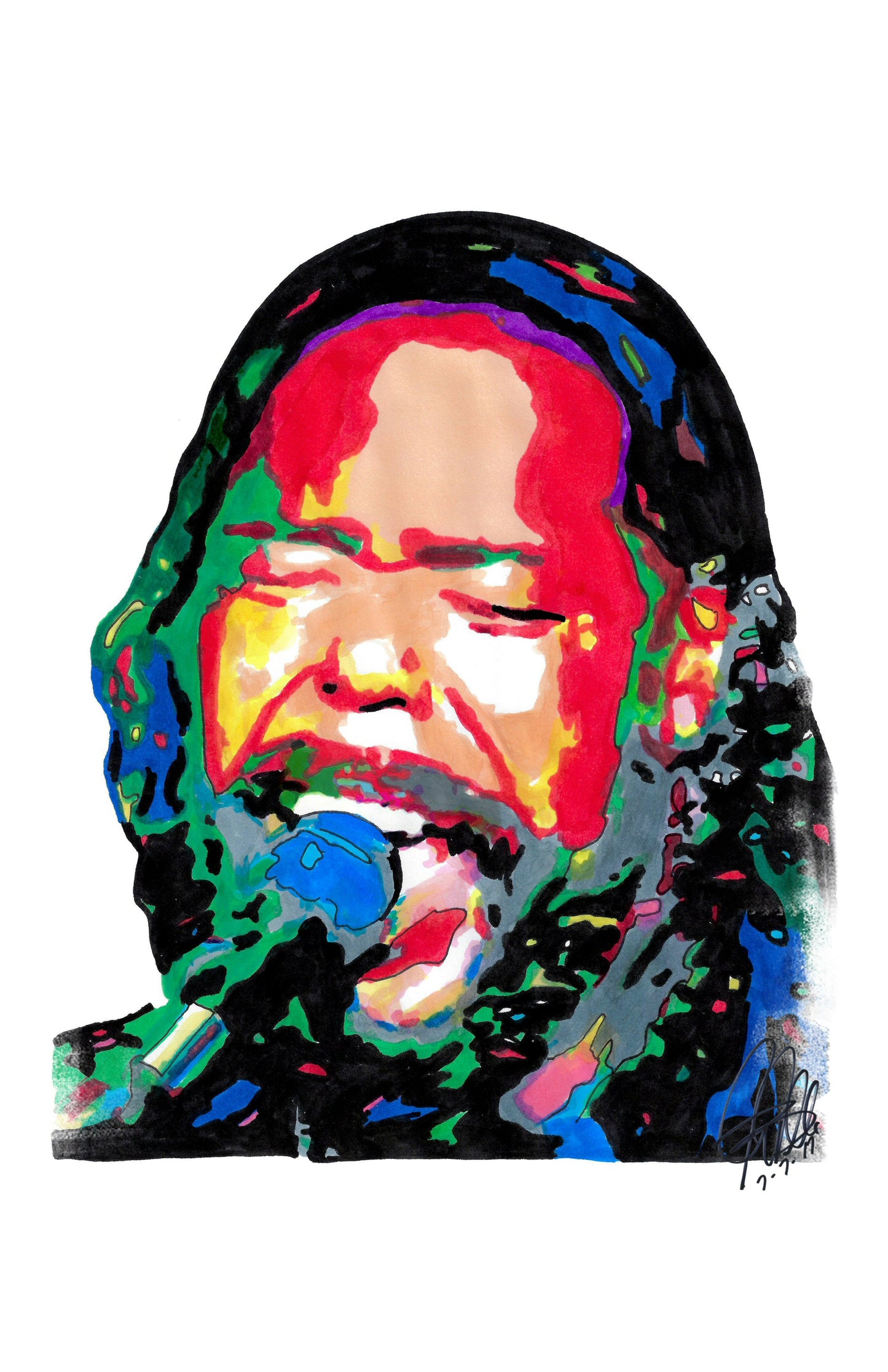 Barry White Singer Soul Music Poster Print Wall Art 11x17