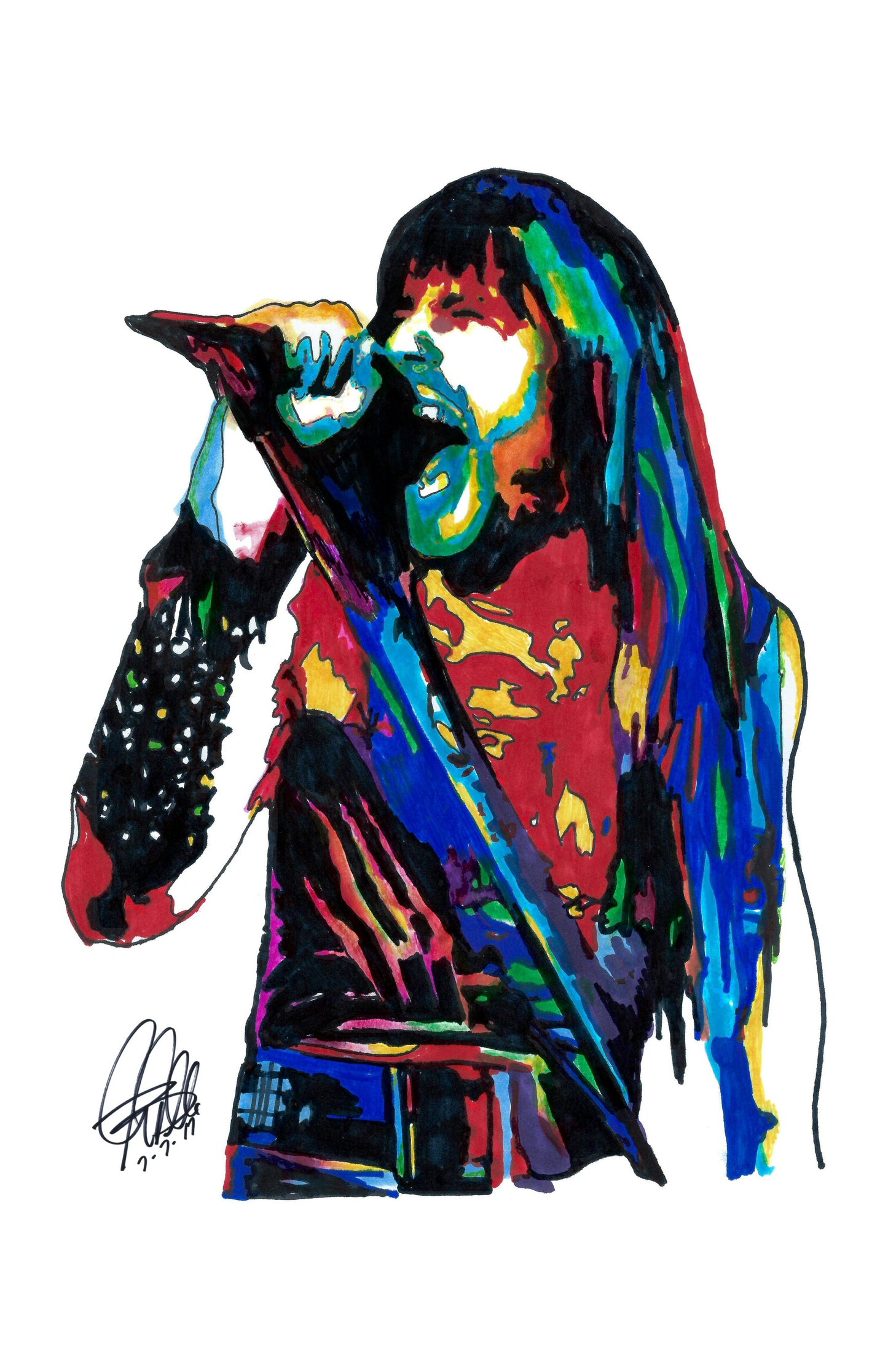 Bruce Dickinson Iron Maiden Singer Metal Music Poster Print Wall Art 11x17