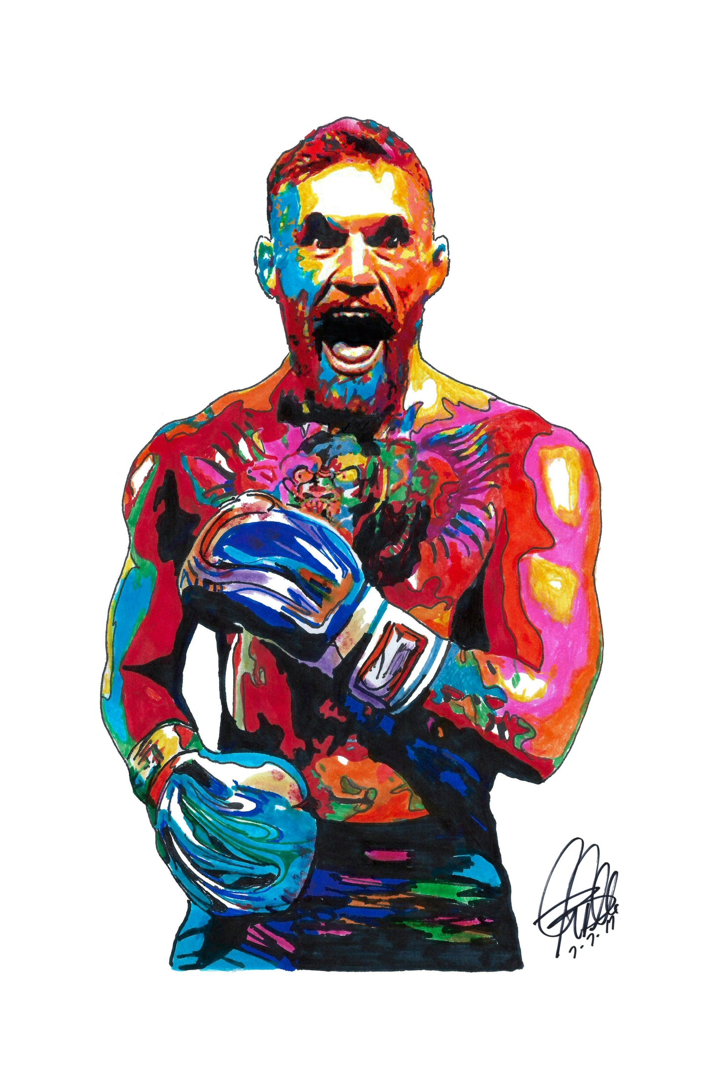 Conor McGregor Martial Arts Boxing UFC Poster Print Wall Art 11x17